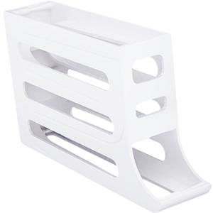 Egg Holder Egg Dispenser Slide Egg Storage Box Egg Storage Container Egg Rack 30 Eggs for Kitchen Home Use Tools Dessert Shop, Clear