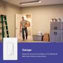 Lutron Maestro LED+ Motion Sensor/Dimmer Switch | 150W LED | Single Pole/Multi-Location | MSCL-OP153M-SW | Snow