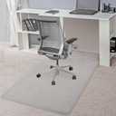BesWin Chair Mat for Carpets, 30" X 48" Transparent Office Chair Mat for Low Pile Carpeted Floors, Computer Desk Chair Mat for Office Chair on Carpet for Work, Home, Gaming, Easy Glide (Rectangle)