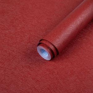 Dark Red Peel and Stick Self Adhesive Wallpaper - Removable Waterproof Bathroom Countertop Contact Paper 15.7" X 393.7" - Kitchen Vinyl Wrap for Cabinet Countertops - Wall Cover Counter Top Paper