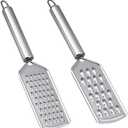 2 Pcs Mini Cheese Grater With Handheld Cheese Stainless Steel Shredder Kitchen Small Graters for Cheese Hand Grater & Vegetable Grater