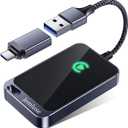 Jemluse Wireless CarPlay Adapter for Apple iPhone - Multi-User Seamless Connection for Convert Wired to Wireless Car Play Adapter - No Latency from iOS 10+ to Screen w/USB C (Gray)