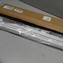 LazBlinds No Tools No Drill 1" Vinyl Mini Blinds, Cordless Blinds for Windows, Light Filtering Horizontal Window Blinds & Shades, 31" W x 48" H, White