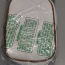 Crossbody Purse for Women Small Crossbody Bags Trendy Vegan Leather with Adjustable Shoulder Straps Gift for Mother Wife Mom (Beige With Brown Minimalism Upgrade)