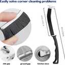 5PCS Crevice Cleaning Brush, Hard Bristle Crevice Cleaner, Grout Scrub Brush, Home Essentials, Durable, Thin, Multifunctional Gap Cleaning Tool for Household Use, Bathroom, Kitchen, Corner ect