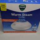 Vicks Warm Steam Vaporizer & Humidifier 1.5 Gallon Tank for Small and Medium Rooms, Night Light, Works with VapoPads and VapoSteam