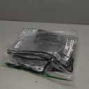 Yotako Clear PVC Suitcase Cover Protectors 28 Inch Luggage Cover for Wheeled Suitcase 28'' (80%transparent 20%black)