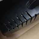 Comfort Zone Space Heaters for Indoor Use, Portable Electric Heater, Adjustable Thermostat, Infrared Heat, Quartz Tower Space Heater with 2 Heat Settings, Bedroom Heater, Black