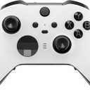 eXtremeRate DIY Replacement Front Shell for Xbox Elite Wireless Controller 2 Core, White Replacement Faceplate Cover Case for Xbox Elite Series 2 Controller with Accent Rings [Controller NOT Included]