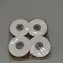 Preboun 4 Rolls Christmas Velvet Ribbon for Gift Wrapping 24 Yards Total Frayed Edge Velvet Silk Ribbon for Christmas Wedding Baby Shower DIY Crafts Decor(Orange Copper,1 Inch)