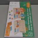 Montessori Learning Toys for Toddlers, Double-Sided Preschool Educational Math Manipulatives Number Counting Blocks, Finger Counting Math Toys for Kids 3-5 Year Old Boys Girls Gift