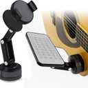 KAYOUBI Guitar Accessories Phone Holder - Damage-Free Vacuum Suction Mount for Magnetic & All Phones, Perfect for Tutorials, Recording, Streaming on Acoustic/Electric Guitar & Ukulele