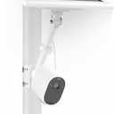 Wasserstein 2-in-1 Universal Pole Mount for Camera & Solar Panel Compatible with Wyze, Blink, Ring, Arlo, Eufy Camera (White)