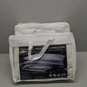 Three Geese Adjustable Layer Goose Feather Pillow,Assemblable Bed Pillow,100% Soft Cotton Cover,Good for Side and Back Stomach Sleeper, Standard/Queen Size,Packaging Include 2 Pillows