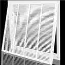 Return Air Filter Grille 24x24,Air Return Vent Cover for 24"W x 24"H Duct Opening,Steel HVAC Vent Covers for Wall and Ceiling,Holds 1" Thick AC Filter