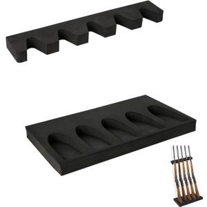 OCQOTAT  Rack for  Storage,  Safe Accessory for Rifles and Shotguns,  Holder in Cabinet, Shotgun Rifle Rest, Foam Material with Magnetic Strip and Hook Strip , Gifts for Hunters