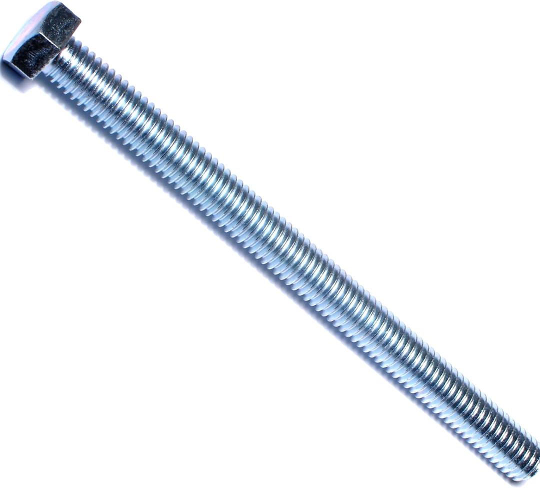 Hard-to-Find Fastener 014973244347 Full Thread Hex Tap Bolts, 3/8-16 x 5, Piece-8