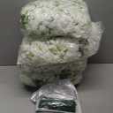 Zeyune 200 Pcs Artificial Hydrangea Flowers Bulk, White Silk Hydrangea Heads with Stems for Wedding Centerpieces Bouquets DIY Floral Arrangements Table Decor Party Home Decorations