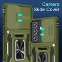 DEERLAMN for Samsung Galaxy S26 Plus Case with Screen Protector,Olive Green