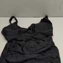 Eomenie Women's One Piece Swimsuit Tummy Control Slimming Bathing Suit Cutout Tie Knot Swimwear (X-Large, Black)