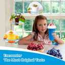 Slushie Cup slushie maker cup Magic Quick Frozen Smoothies CupSlushie Machine for Home Squeeze Slushie Cup diy slushie maker cup Gifts (BlueGreen)