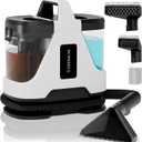 Carpet & Upholstery Cleaner Machine: Portable 16Kpa Suction, Self-Cleaning Pet Stain Remover: Spot Cleaner for Car Rug Sofa Stairs, Dual Tank, Spray Scrub System, Deep Cleaning for Rugs