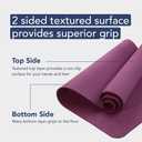 Premium Clever Yoga Mat - Extra Long Yoga Mat Suitable For All Yoga Types - Workout Mat For Home Or On The Go - Includes Our Perfect Fit Mat Bag
