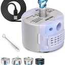 Cat Water Fountain Pump, Replacement Pump for 2L/ 3.2L / 4L Stainless Steel Cat Water Fountain, Ultra Quiet Fountain Pump SMA-800 Submersible Motor with IP68, Low Power Consumption 1.5W and USB Cable