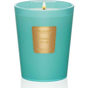 M&SENSE Summer Sea Air Scented Candle Home Decor, Natural Soy Wax, 14.1oz 60 Hours Long Lasting Slow Burning, Aromatherapy Candle for Stress Relief