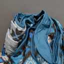 Dintszyayue Boho Quilt Set King Size, Aztec Western Teal Quilt Bedspread Set, 3 Pieces Bohemian Southwestern Stripe Bedding Set Soft Lightweight Coverlet Set for All Season