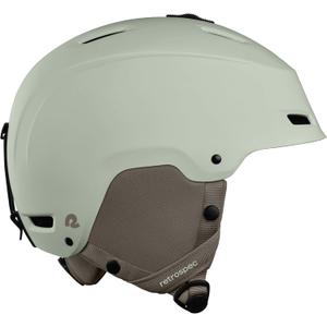 Retrospec Zephyr Ski Helmet - Snowboard Helmet for Adults & Youth with Adjustable Fit, 9 Breathable Vents, Removable Washable Earmuffs - Snow Sports Helmet for Men & Women (Large, Matte Sage)