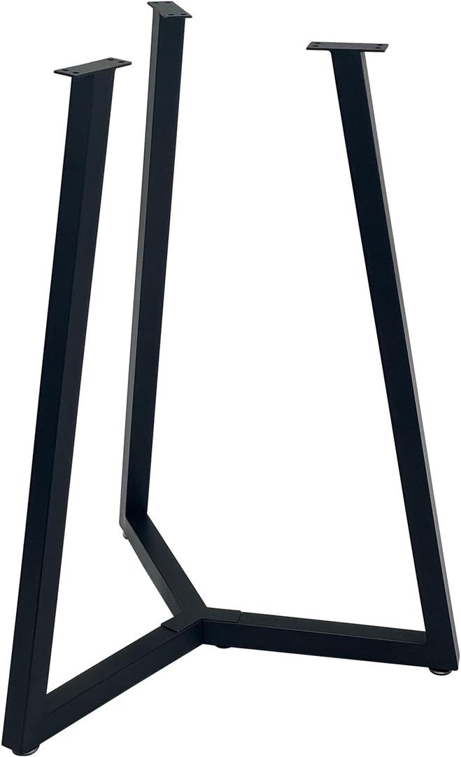 Round Metal Coffee Table Legs,16 Inch Black Iron Dining Table Base Only,Circle End Table Legs