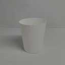 UUJOLY Plastic Small Trash Can Wastebasket, Garbage Container Basket for Bathrooms, Laundry Room, Kitchens, Offices, Kids Rooms, Dorms, (White, 1.8 Gallon)