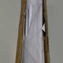 Foldable Drying Rack Clothing, 3-Tier Portable Clothes Drying Racks for Indoor & Outdoor, Anti-rust Compact Laundry Rack Collapsible, Compact Size, 15 lbs Max Load, White 28"D x 10"W x 35"H