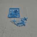 12 Cavities Popsicles Molds, Without BPA Popsicle Molds with Built-in Popsicle Stick, DIY Popsicle Molds with Cleaning Brush and Funnel