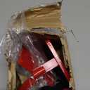 Joyyy Christmas Stocking Holders for Mantle Set of 4 Heavy-Duty Cast Iron Xmas Stocking Hangers Hooks for Mantel with Protective Pad for Fireplace Home Shelf (Red)