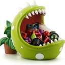 Piranha Plant Large Candy Bowl For Candy Dish Key Bowl Decorative Bowl Home Decorations Indoor Big Mouth Plant (Green, Medium) (Medium)