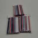 AMERICANA PARTY STRAWS 125CT, 3PCS