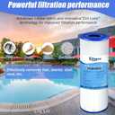 Zhenx C-5374 PLBS75 Spa Filter Cartridge, Compatible with Unicel C-5374, FC-2971, 107092, 303433, 817-0015, R173600, PLBS75, Filter Area: 75 sq. ft, Leisure Hot Tub Filter Cartridge 2 Pack
