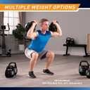 Marcy Soft Kettlebell with Handle for Weightlifting, Conditioning, Strength Training, Core Training for Full Body Workout 30lb SKB-030
