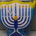 Menorah Pinata Set Hanukkah Winter Birthday Party Supplies with Eye Mask Sticks Hanukkah Themed Party Holiday Games Newborn Baby Photo Prop Decoration