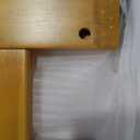 KEIKI Twin XL Over Queen Bunk Bed, Kids Wooden Floor Bed Frame with Ladder & Guardrail, Convertible to 2 Separated Teens Beds Frames, Upper Bedframe No Spring Box Needed, Easy Assembly, Brown