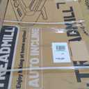 Walking Pad Treadmill with 12% 9-Level Auto Incline, 450 lbs Capacity RGB LED Screen, Bluetooth Speaker Under Desk Treadmill, Compact Treadmills for Home Hiking (Black)