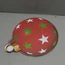 120pcs Christmas Paper Placemats Disposable Set  Red and Green Candy Cane Elf Round Place Mats for Holiday Party, Xmas Dining Table