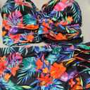 Women's Plus Size Two Piece Swimsuits - High Waisted Bikini Tummy Control Bathing Suits 2025 Twist Knot Swimwear (Black)