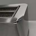 Mueller UltraToast Full Stainless Steel Toaster 4 Slice, Long Extra-Wide Slots for Bagels and Waffles, 6 Browning Levels, LED Display, Cancel/Defrost/Reheat Functions & Removable Tray, Kitchen Gadgets