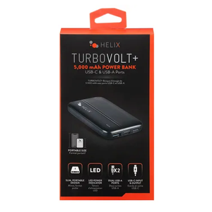 Helix Power Bank, 5000 mAh, Portable Size