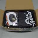 Flexi Hose Plus Expandable Garden Hose with 8 Function Nozzle, 50FT - Lightweight Retractable Garden Hose, Water Hose - No-Kink Flexibility, 3/4 Inch Solid Brass Fittings Includes Hook & Bag (Black)