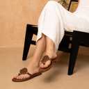 katliu Women's Flat Sandals Flip Flop Sandals Comfortable Dressy Thong Sandals, size: 8.5