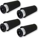 PUREBURG F112 Replacement Filter Compatible with Dirt Devil UD20120NC UD70161 UD70167 UD70181 UD70187 UD70171 UD70174 UD70174B UD70164 UD70185 UD70182 UD70186 UD70355B VACs,4-PACK